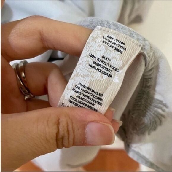 Soft Surroundings Embroidered‎ Dress - Picture 6 of 6